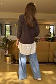 Made in Italy Conrad Body Skim Knit Jumper Coffee Bean 
